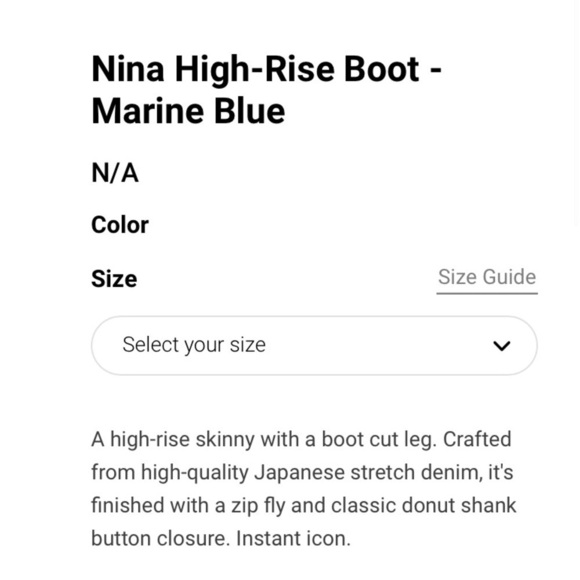 Rag & bone high rise bootcut Jeans New with tags Size 32 - Picture 4 of 11